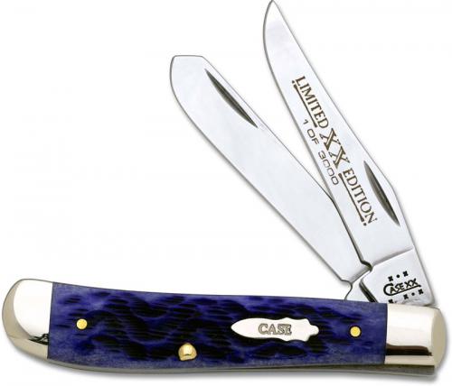 Case Mini Trapper Knife 15070 - Limited Edition XV - Ultra Violet Bone - 6207SS - Discontinued - BNIB