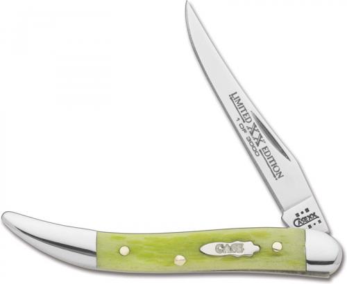 Case Small Texas Toothpick Knife 16071 - Limited Edition XVI - Key Lime Bone - 610096SS - Discontinued - BNIB