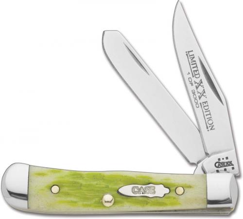 Case Tiny Trapper Knife 16074 - Limited Edition XVI - Key Lime Bone - 62154SS - Discontinued - BNIB