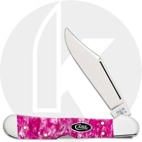 Case Mini CopperLock 16162 Knife - Pink Crackle Kirinite - 101749LSS