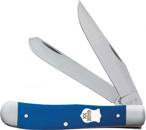 Case Trapper Knife 16740 Blue G10 10254SS