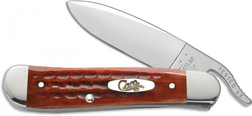 Case RussLock Knife, Pocket Worn Harvest Orange, CA-17000