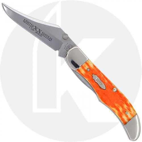 Case Mid Folding Hunter 17075 - Limited Edition XVII - Orange Peel Bone - 61265LCSS - Discontinued - BNIB