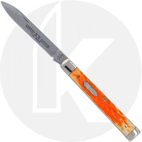 Case Doctor's Knife 17076 - Limited Edition XVII - Orange Peel Bone - 6185SS - Discontinued - BNIB