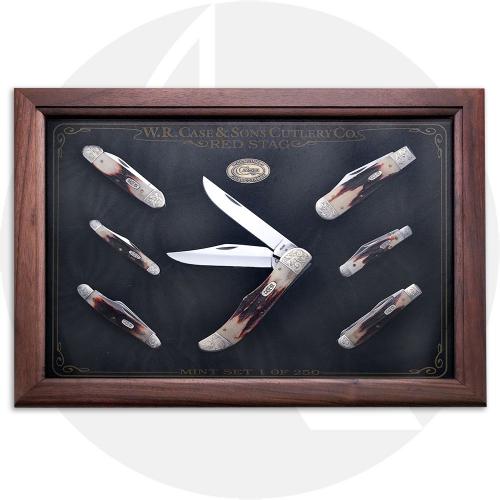 Case 1718 Limited Edition Red Stag Mint Set - Serial Numbered - BNIB