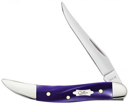 Case Small Texas Toothpick Knife 17333 Wicked Purple Kirinite 1010096SS