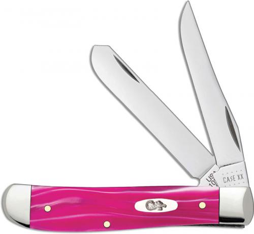 Case Mini Trapper Knife 17861 Pink Pearl Kirinite 10207SS