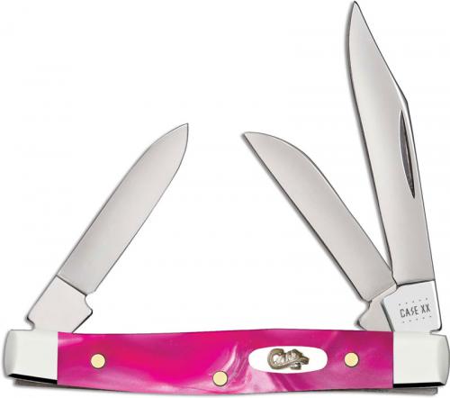 Case Small Stockman Knife 17863 Pink Pearl Kirinite 10333SS