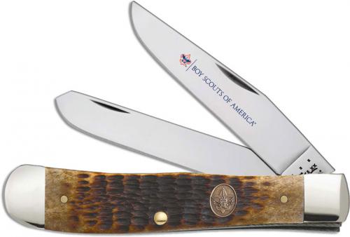 Case BSA Trapper Knife, Antique Bone, CA-18031