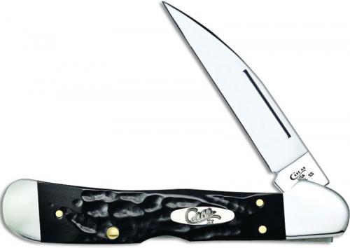 Case CopperLock Knife 18233 Rough Black Synthetic 61549WLSS