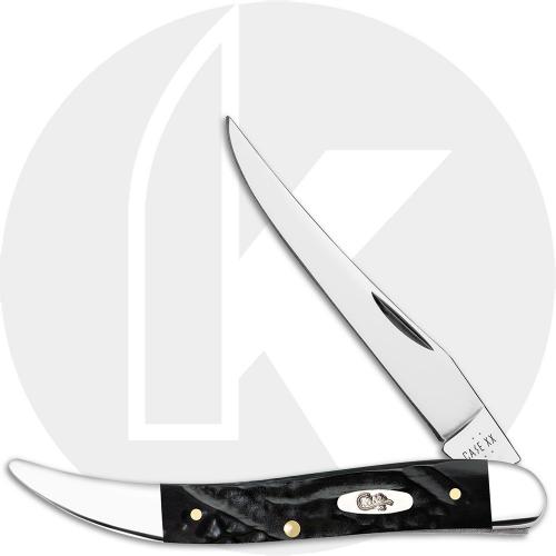 Case XX Medium Texas Toothpick 18242 Knife - Rough Black Synthetic - 610094SS