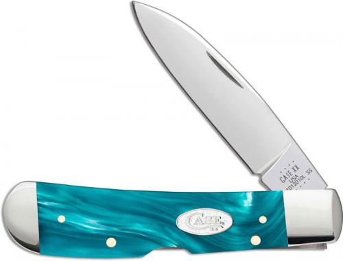 Case Tribal Lock Knife 18585 Aqua Kirinite SparXX TB1012010LSS