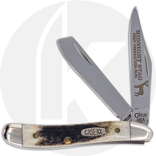 Case Trapper Nut Knife 02170 - Midnight Stag - First Production Run - M5220 1 / 2SS - Discontinued - BNIB