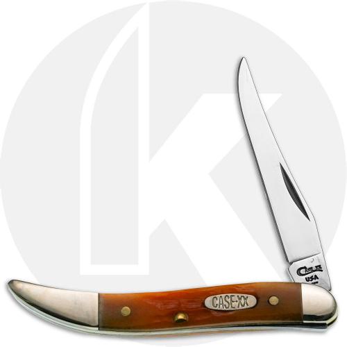 Case Small Texas Toothpick 2193 Knife - Persimmon Pickbone - PER610096SSM