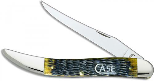Case Large Texas Toothpick Knife 22124 - Long Tail C - Dark Antique Bone - 610098SS - Discontinued - BNIB