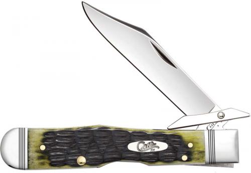 Case Cheetah Knife 22540 Olive Green Bone 6111 1 / 2LSS