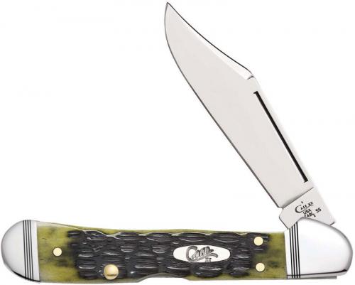 Case Mini CopperLock Knife 22545 Olive Green Bone 61749LSS