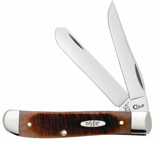 Case Mini Trapper Knife 22752 Brown Bone CV 6207CV