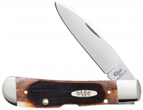 Case Tribal Lock Knife 22753 Brown Bone CV with Pocket Clip TB612010LC CV