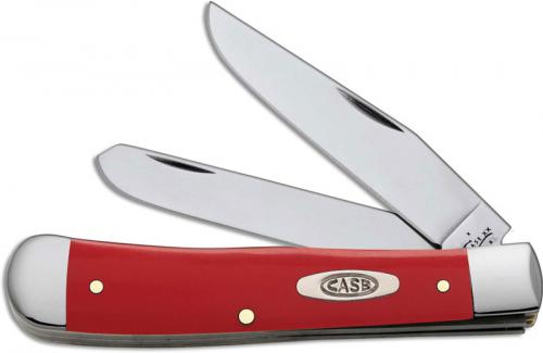 Case Trapper Knife 22800 Limited Smooth Red Synthetic 4254SS