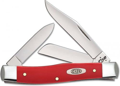 Case Medium Stockman Knife 22803 Limited Smooth Red Synthetic 43032SS