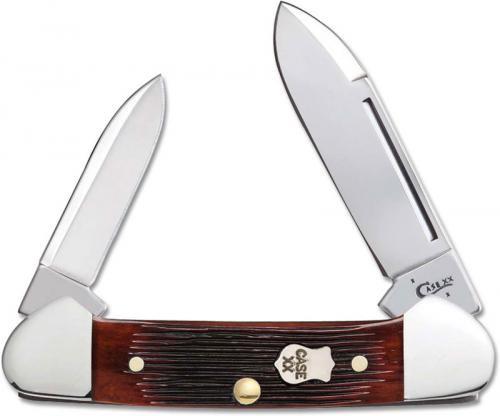 Case Baby Butterbean Knife 22873 Barnboard Chestnut Bone 62132SS