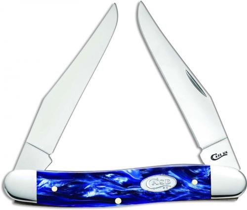 Case Muskrat Knife 23434 Blue Pearl Kirinite MUSKRATSS