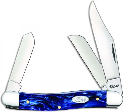 Case Stockman Knife 23435 Blue Pearl Kirinite 10347SS