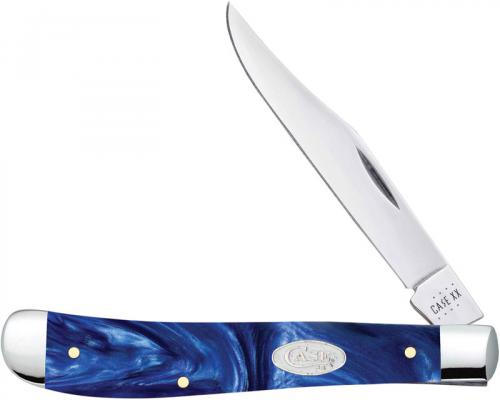 Case Slimline Trapper 23445 - Blue Pearl Kirinite - 1010482SS