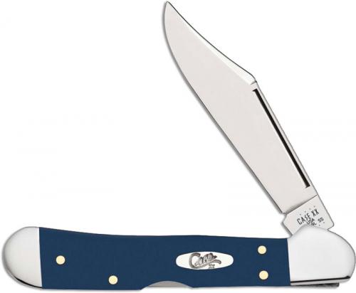 Case Mini CopperLock Knife 23616 Navy Blue Synthetic 41749LSS