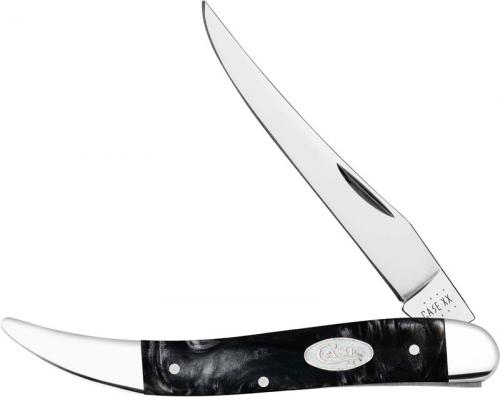 Case Medium Texas Toothpick Knife 23674 Black Pearl Kirinite 1010094SS