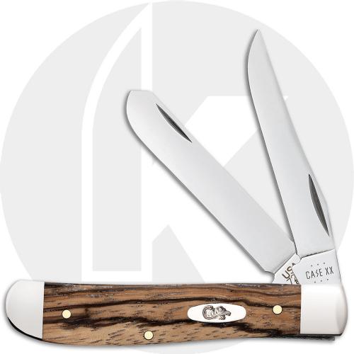 Case XX Mini Trapper 25142 Knife - Zebra Wood - 7207SS