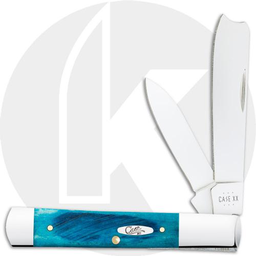 Case XX Razor 25583 Knife - Jigged Caribbean Blue Bone - 62005RAZSS