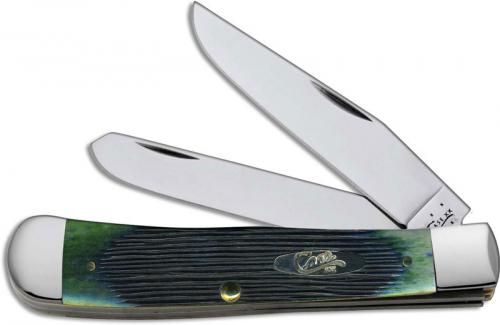 Case Trapper 25780 Knife Kentucky Bluegrass Bone 6254SS