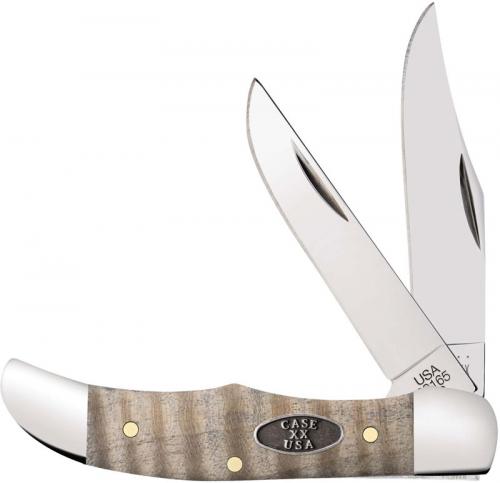 Case Pocket Hunter Knife 25941 Curly Maple Wood 72165SS