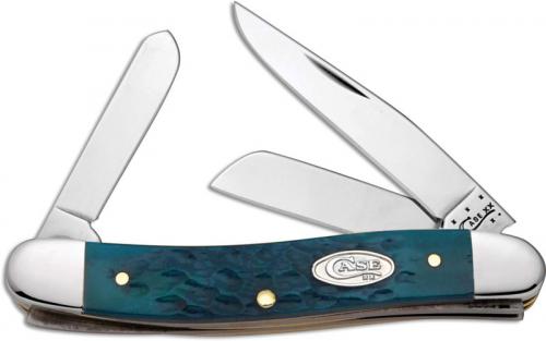 Case Medium Stockman Knife, Pacific Blue Bone, CA-26011