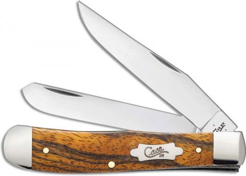 Case 26255 Trapper Knife Zebra Wood 7254SS
