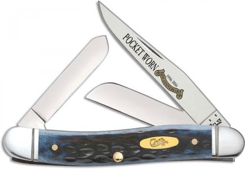 Case Medium Stockman Knife, Pocket Worn Denim Bone, CA-26295