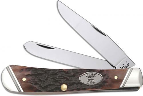 Case Trapper Knife, Brown Bone, CA-27111