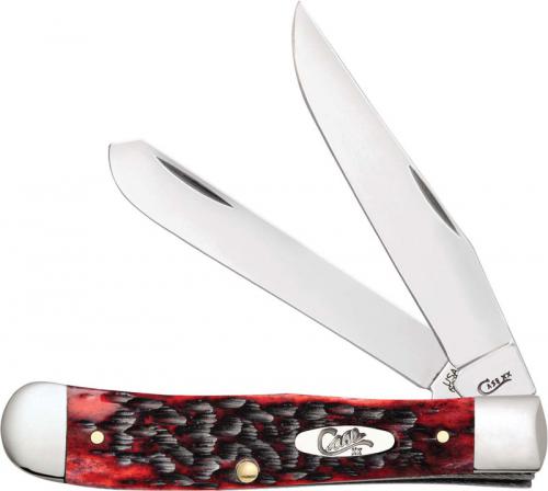 Case Trapper Knife 27380 Crimson Bone 6254SS