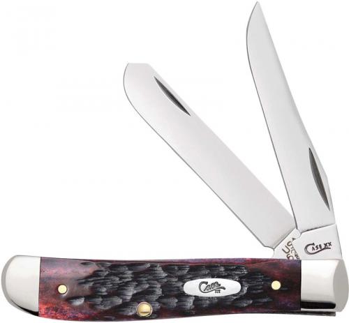 Case Mini Trapper Knife 27381 Crimson Bone 6207SS