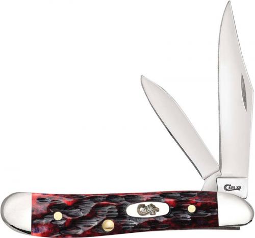 Case Peanut Knife 27384 Crimson Bone 6220SS