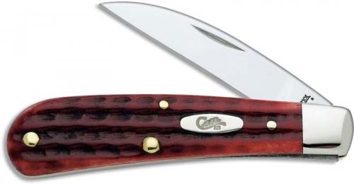 Case Knives: Case Pocket Worn Old Red Sway Back Gent, CA-2746