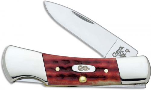 Case Knives: Case Pocket Worn Old Red Small Lockback Knife, CA-2758