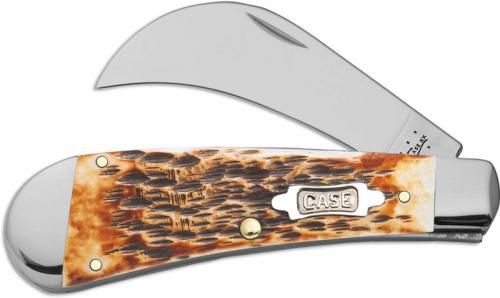 Case Hawkbill Pruner, Burnt Amber Half Stop, CA-27643