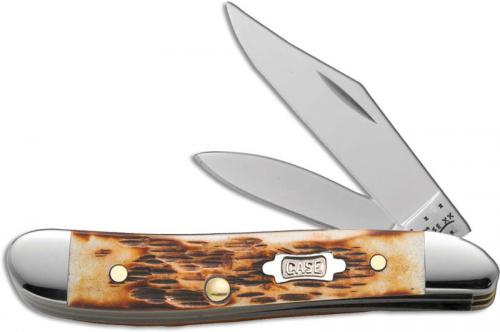 Case Peanut Knife, Burnt Amber Half Stop, CA-27645