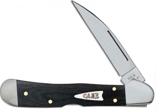 Case CopperLock Knife 27736 Black Micarta 101549WLSS