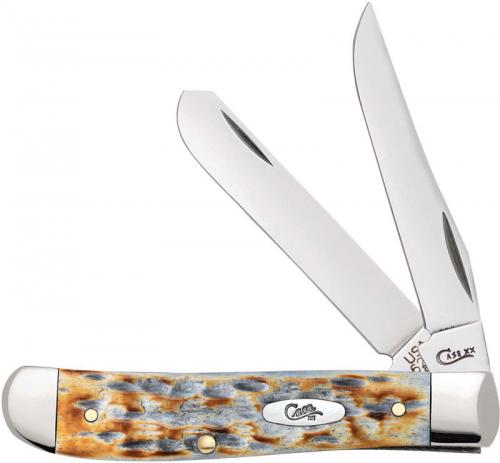 Case Mini Trapper Knife 27772 Burnt Gray Bone 6207SS