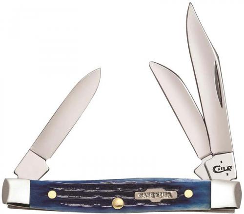 Case Small Stockman Knife 02865 Blue Bone 6333SS