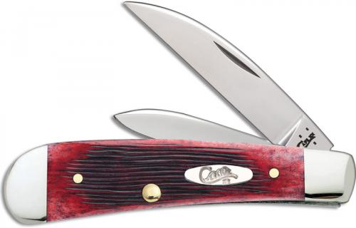 Case Sway Back Knife, Barnboard Crimson Bone, CA-29145
